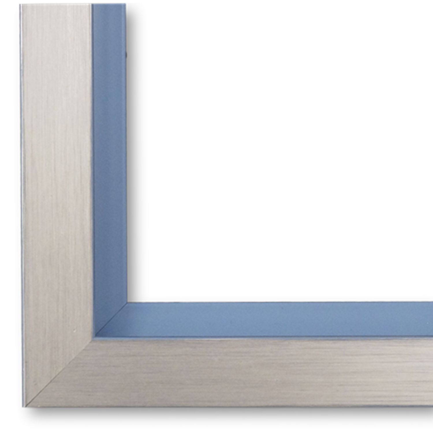 Bilderrahmen mit Museumsglas Herzogenaurach Silber Blau DIN A3 cm