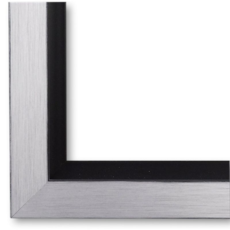 Bilderrahmen mit Museumsglas Herzogenaurach Silber Schwarz 60x80 cm Bilderrahmen mit Museumsglas Herzogenaurach Silber Schwarz 60x80 cm