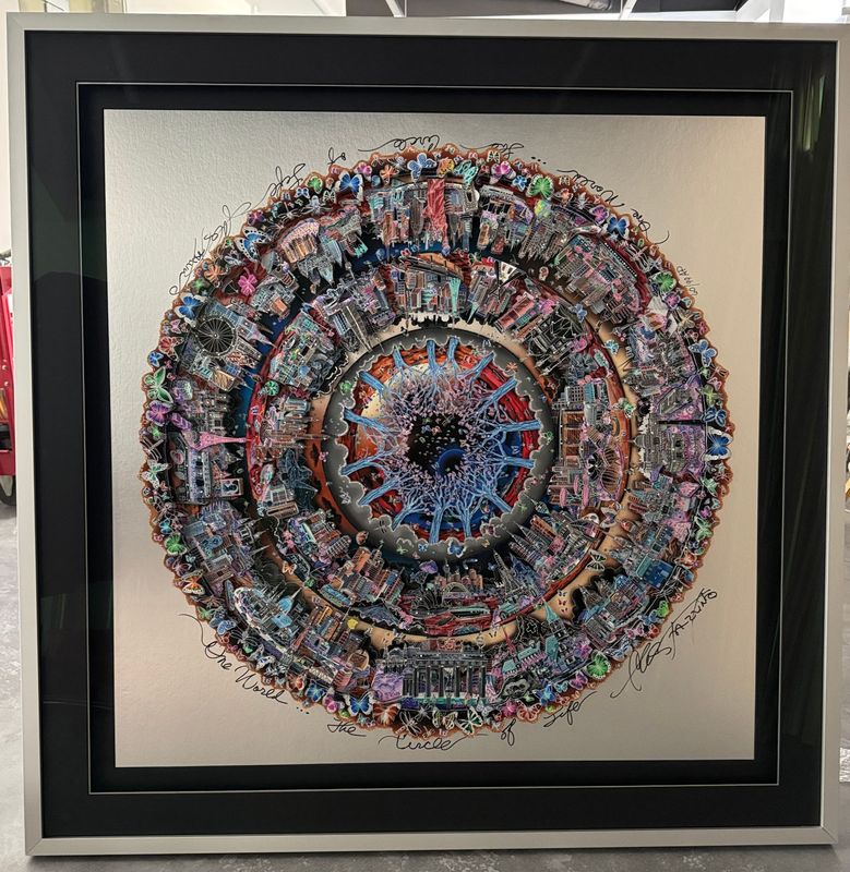 Charles Fazzino - One World...The Circle of Life
