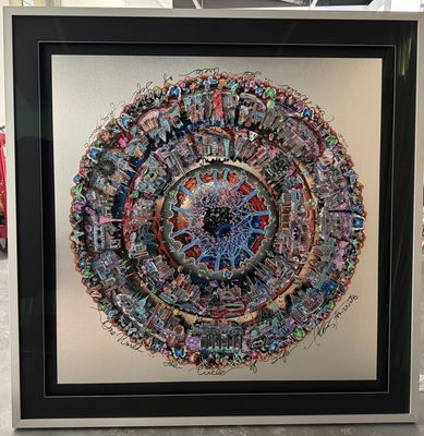 Charles Fazzino - One World...The Circle of Life