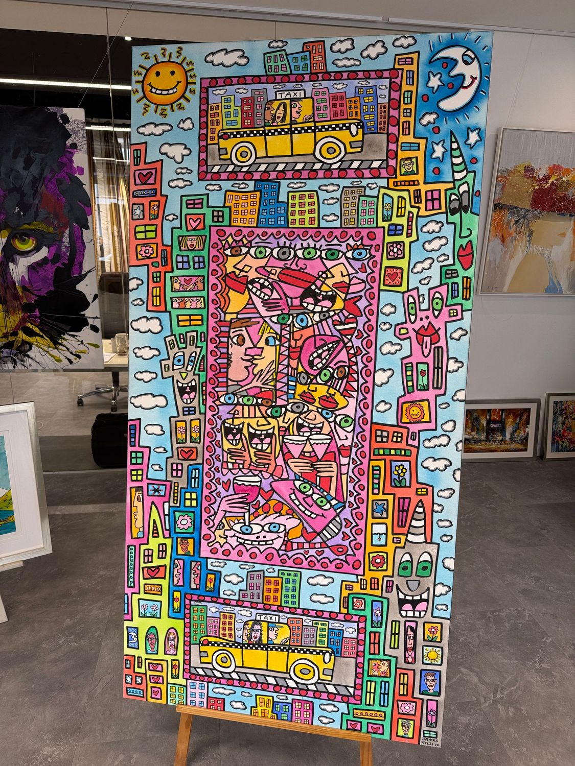 James Rizzi - N.Y.C. loves N.Y.C