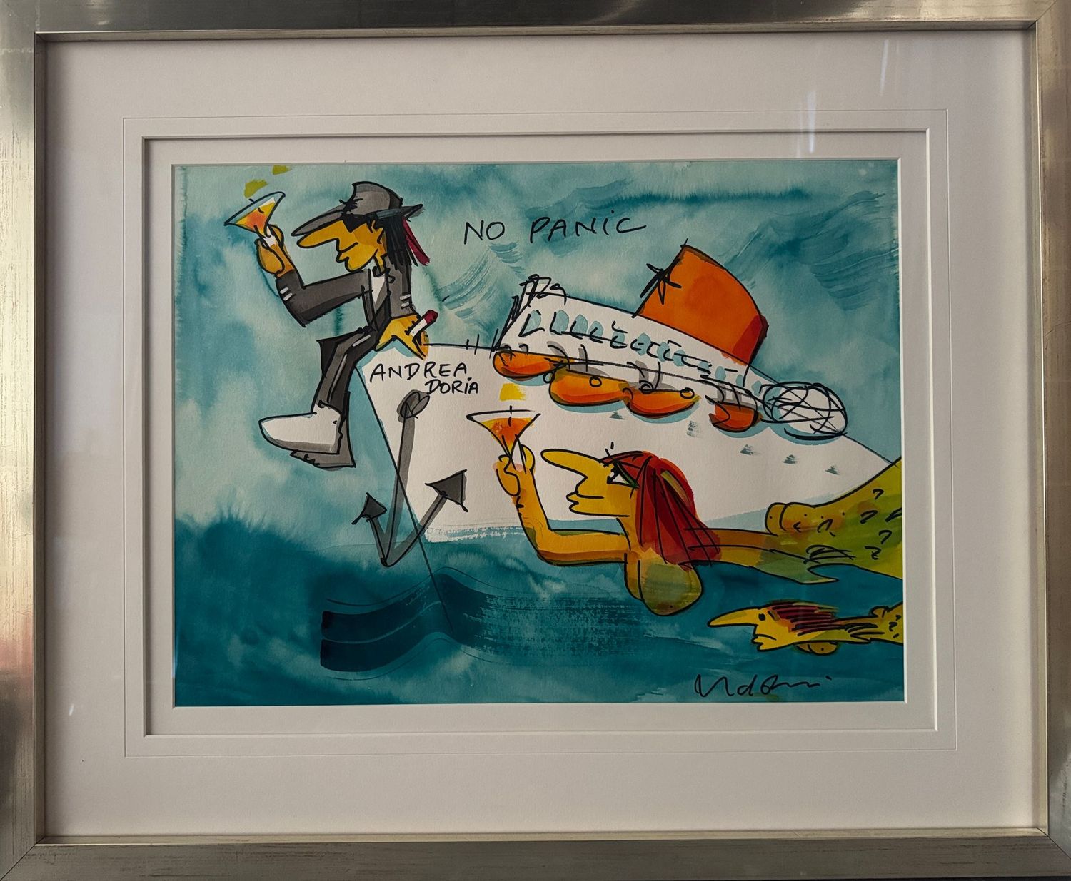 Udo Lindenberg - Andrea Doria - Unikat auf Papier