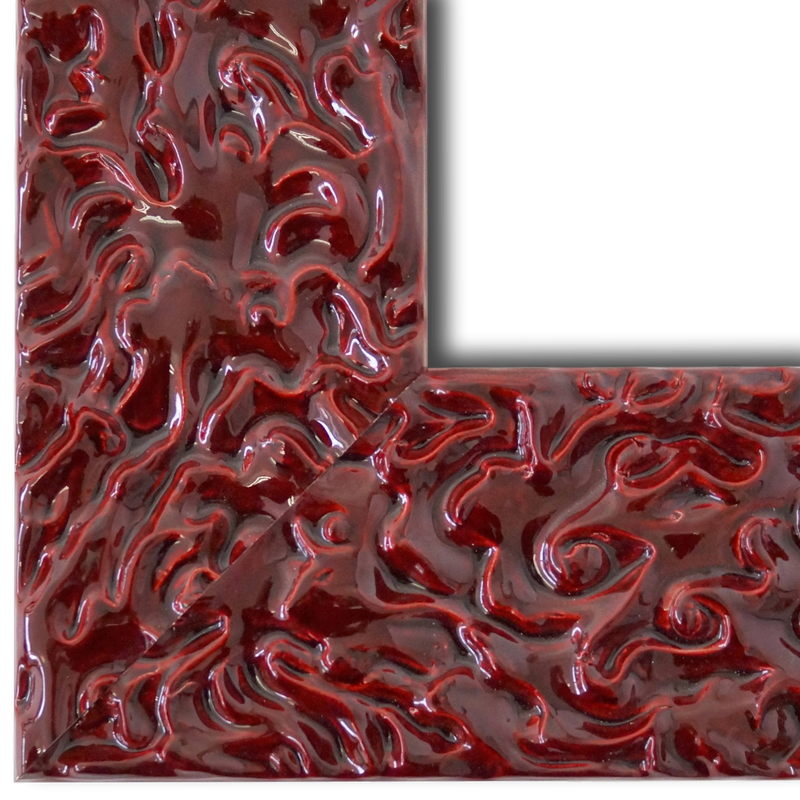 Wandspiegel Bozen Rot Lack 70x140 cm Wandspiegel Bozen Rot Lack 70x140 cm