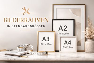 Bilderrahmen in Standardgrößen