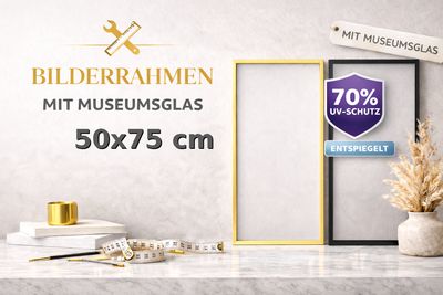 Bilderrahmen Museumsglas 50x75 cm