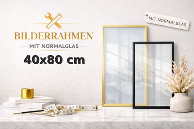 Bilderrahmen Normalglas 40x80 cm