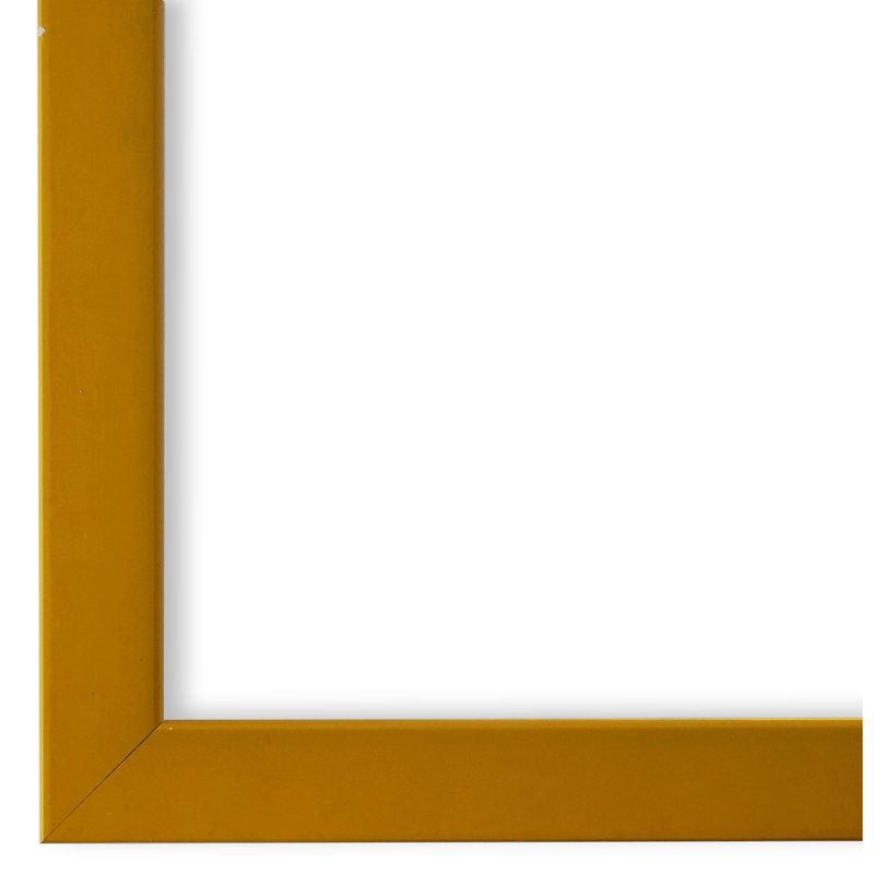 Bilderrahmen Asti modern retro in Gelb 50x70 cm mit Plexiglas