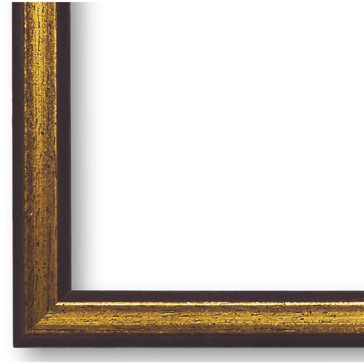 Bilderrahmen Arnstein vintage retro antik in Schwarz Gold DIN A2 ohne Glas