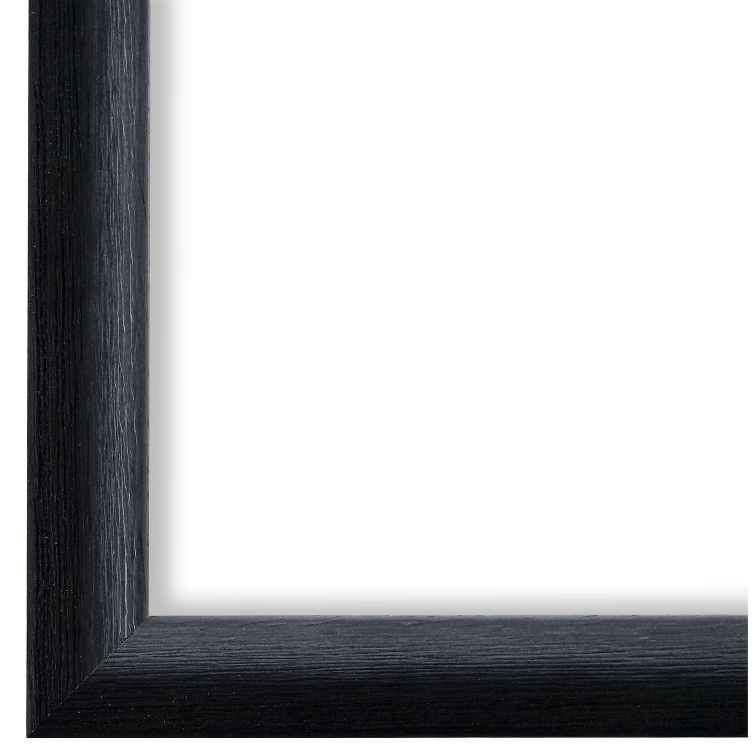 Bilderrahmen München modern retro in Schwarz Grau 60x90 cm mit Normalglas Bilderrahmen München modern retro in Schwarz Grau 60x90 cm mit Normalglas