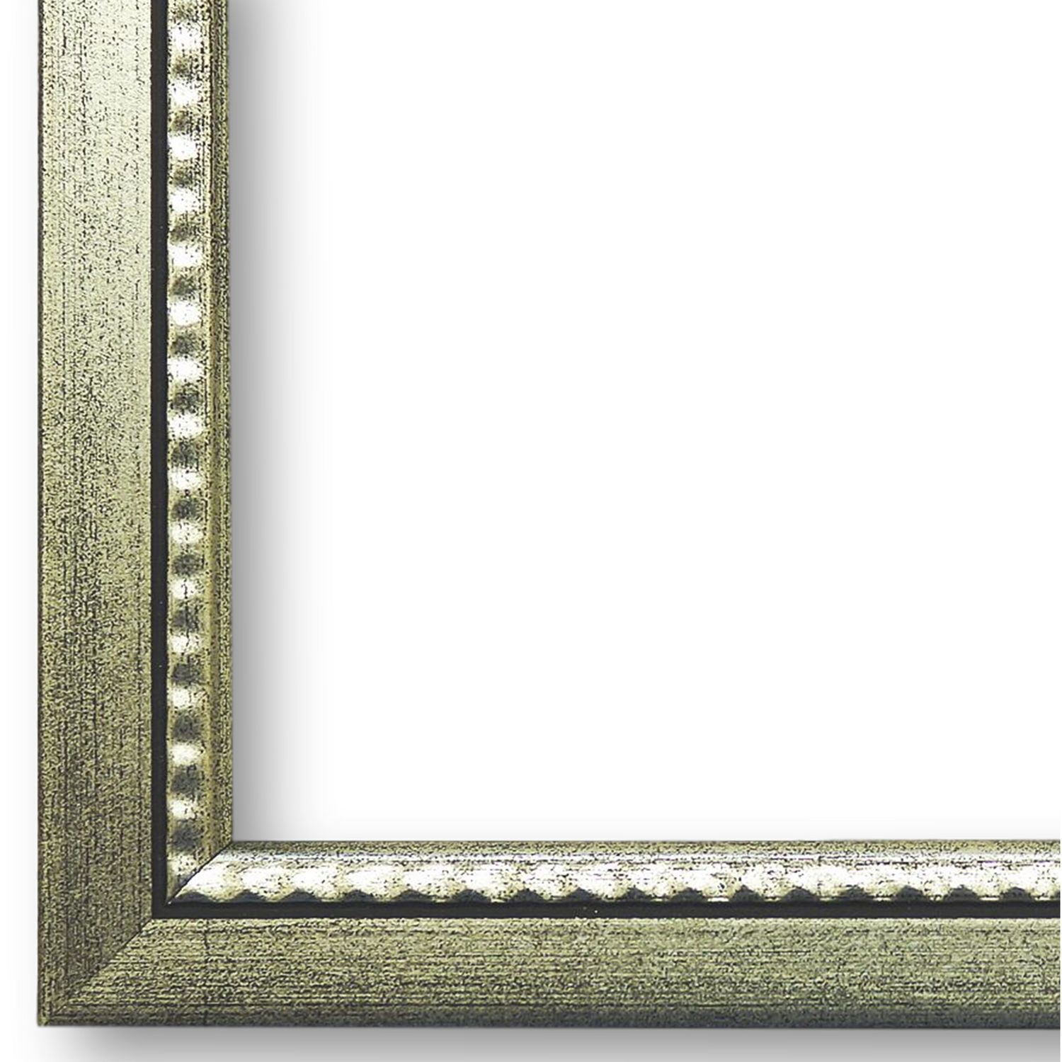 Bilderrahmen Altdorf antik vintage in Silber 9x13 cm ohne Glas