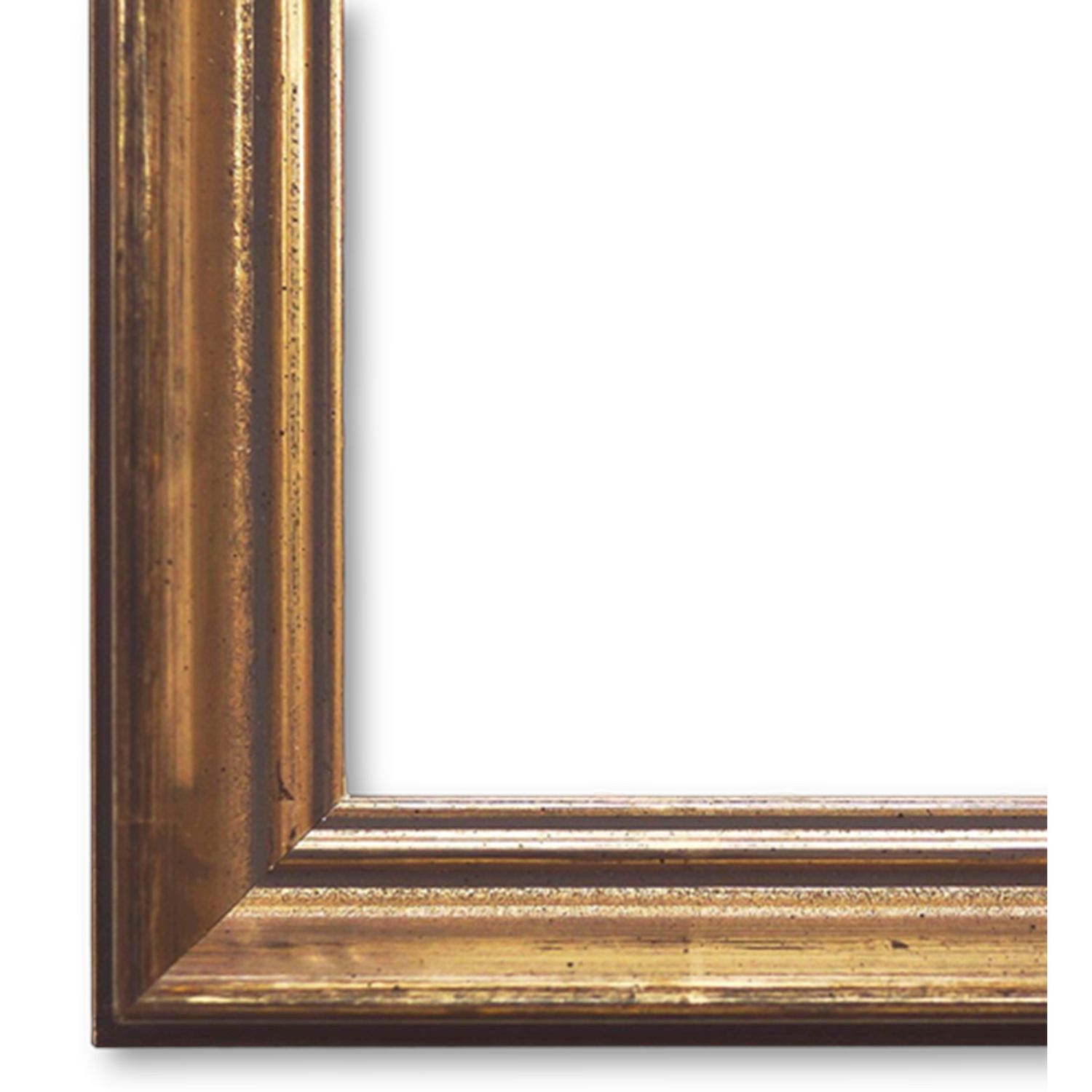 Bilderrahmen Altötting antik vintage in Echt-Platin 60x80 cm mit Normalglas