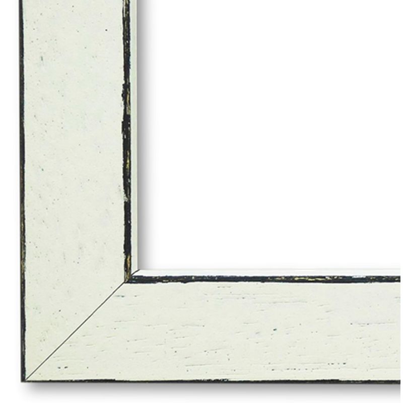 Bilderrahmen Bamberg vintage shabby retro in Weiß Schwarz DIN A1 mit Plexiglas