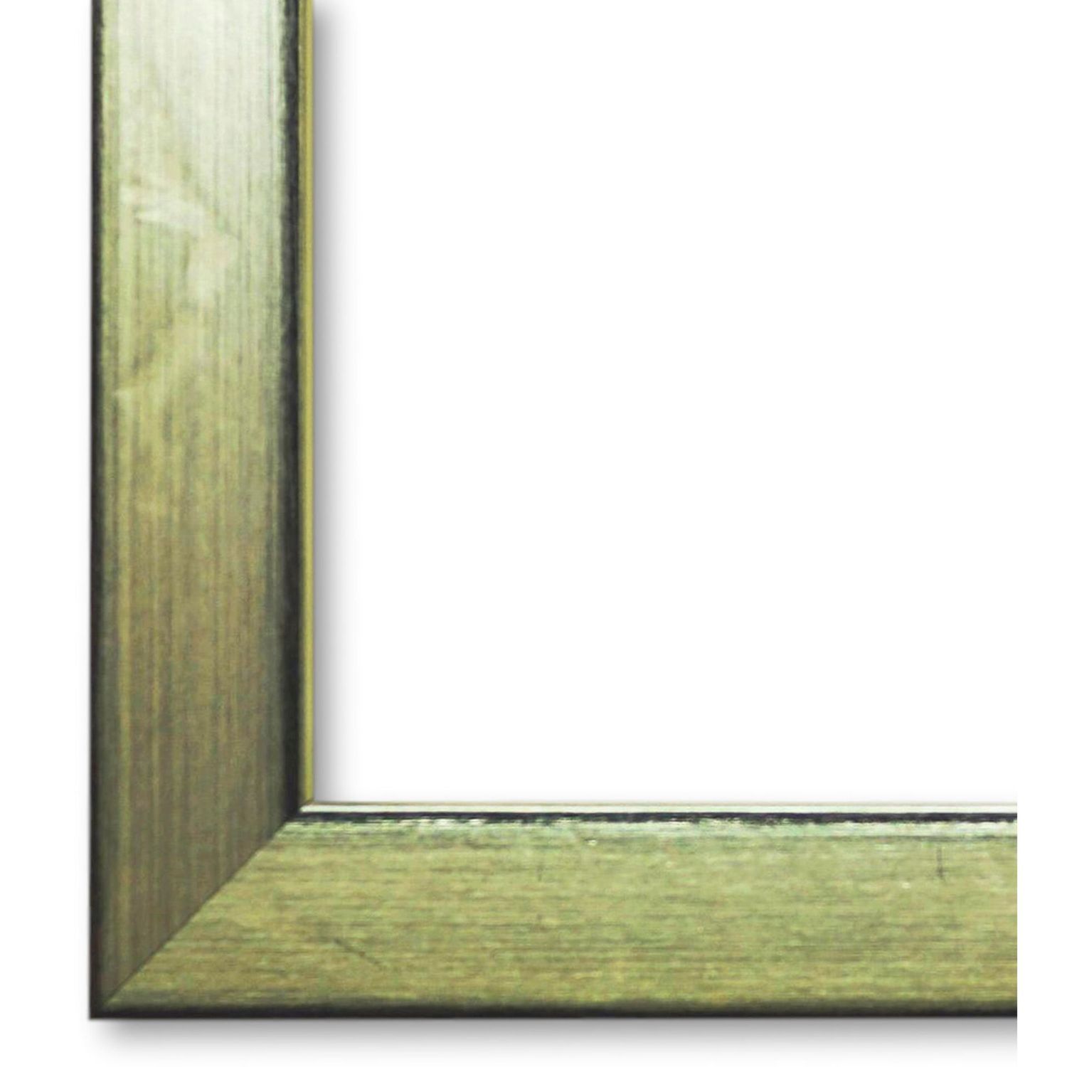 Bilderrahmen Bamberg vintage shabby retro in Silber Grün 40x60 cm mit Museumsglas