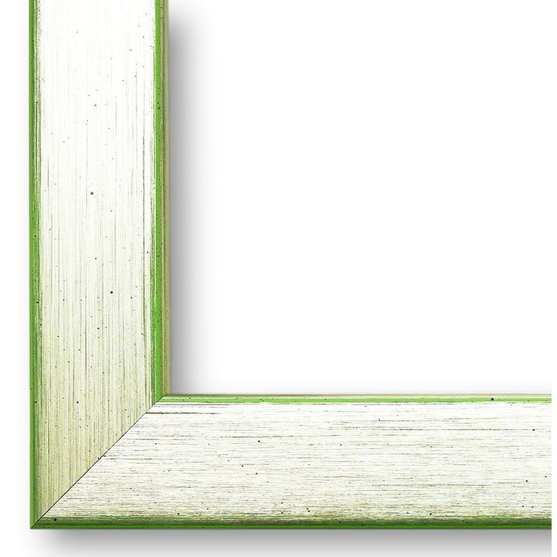 Bilderrahmen Erlangen modern retro in Silber Grün 25x30 cm ohne Glas Bilderrahmen Erlangen modern retro in Silber Grün 25x30 cm ohne Glas