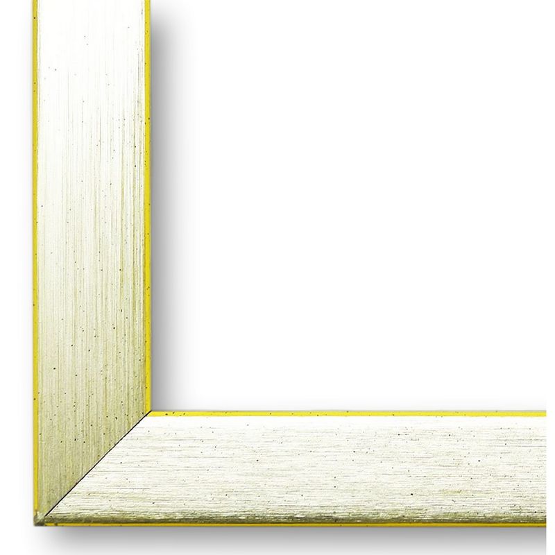 Bilderrahmen Erlangen modern retro in Silber Gelb 70x160 cm ohne Glas Bilderrahmen Erlangen modern retro in Silber Gelb 70x160 cm ohne Glas