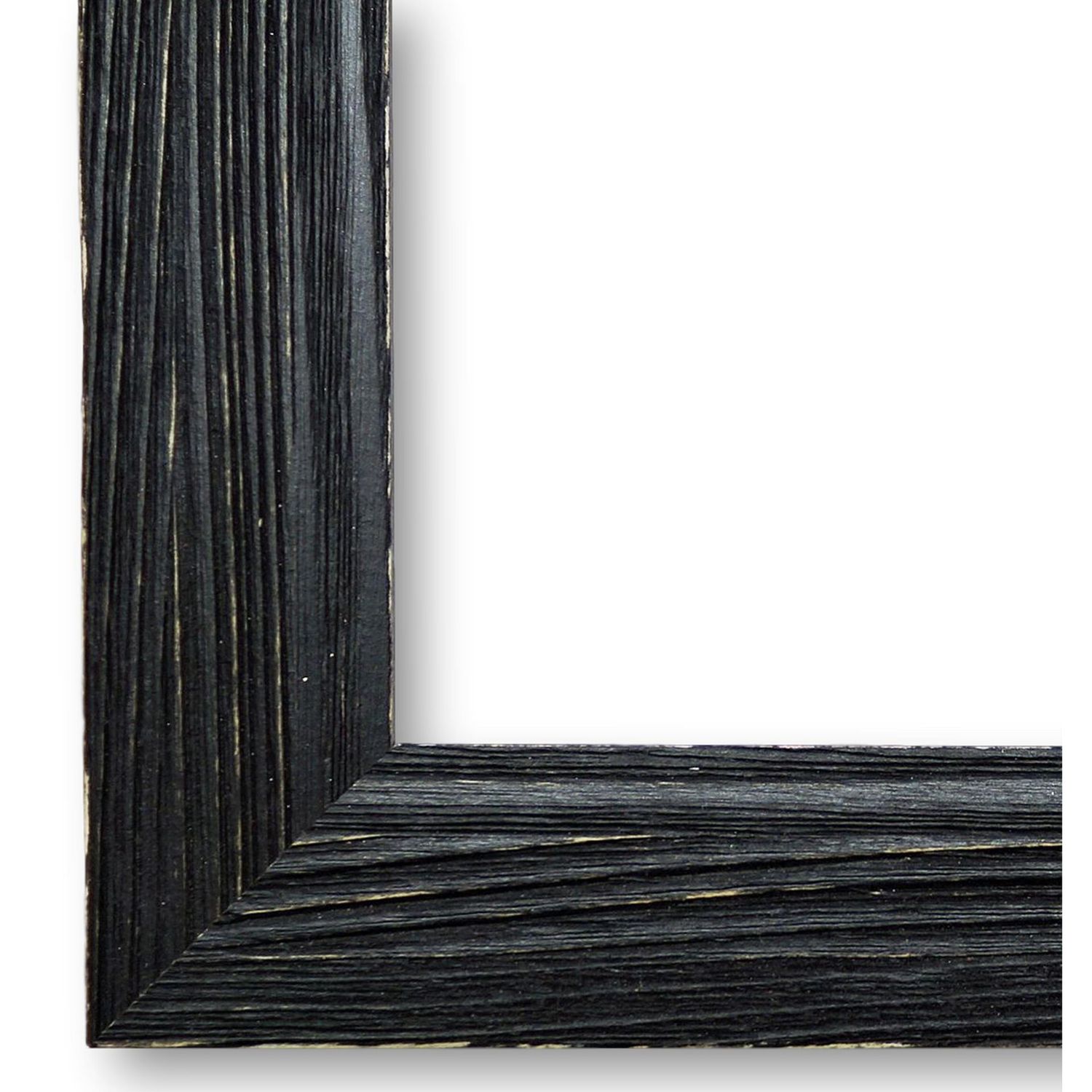 Bilderrahmen Haßfurt vintage shabby in Schwarz 50x150 cm mit Plexiglas