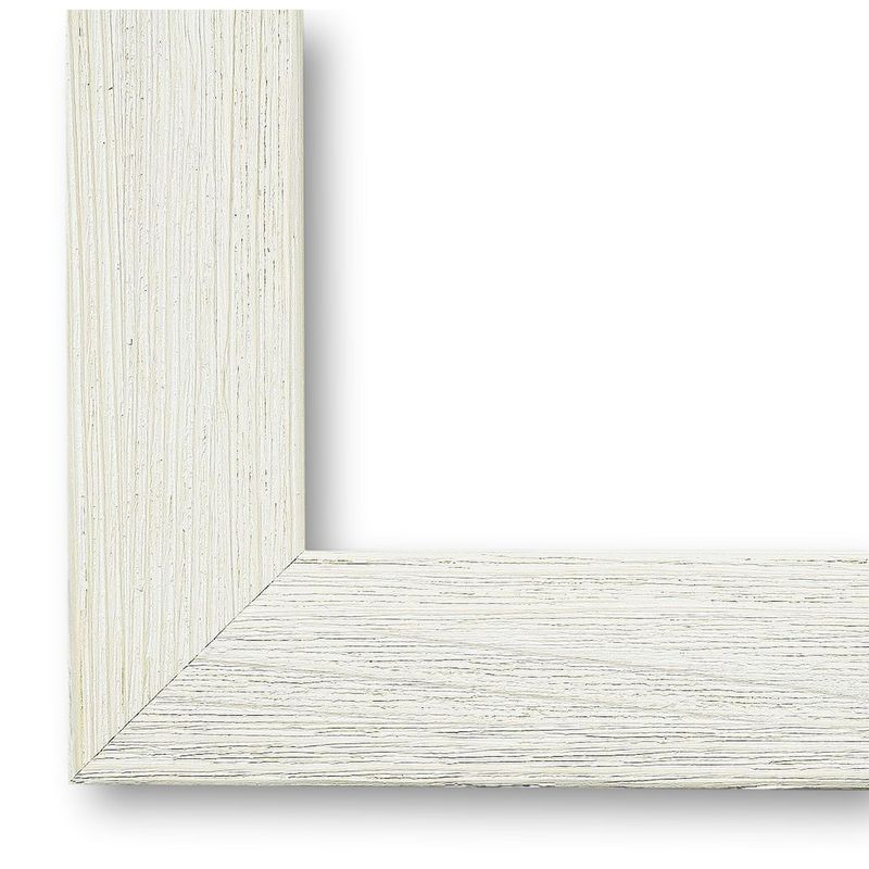 Bilderrahmen Haßfurt vintage shabby in Weiß 24x36 cm mit Normalglas