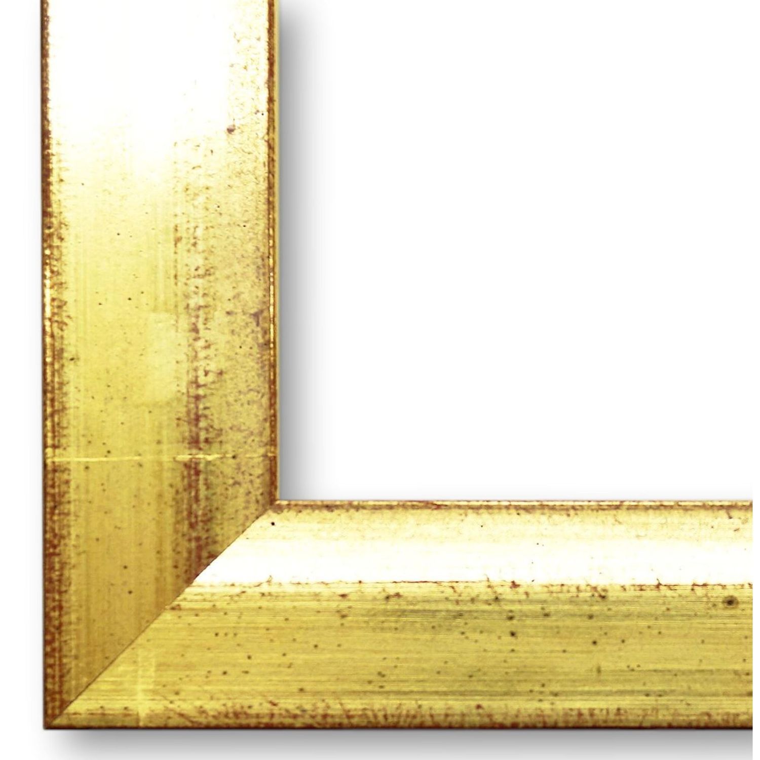 Bilderrahmen Haßfurt vintage shabby in Echt-Gold 40x110 cm ohne Glas