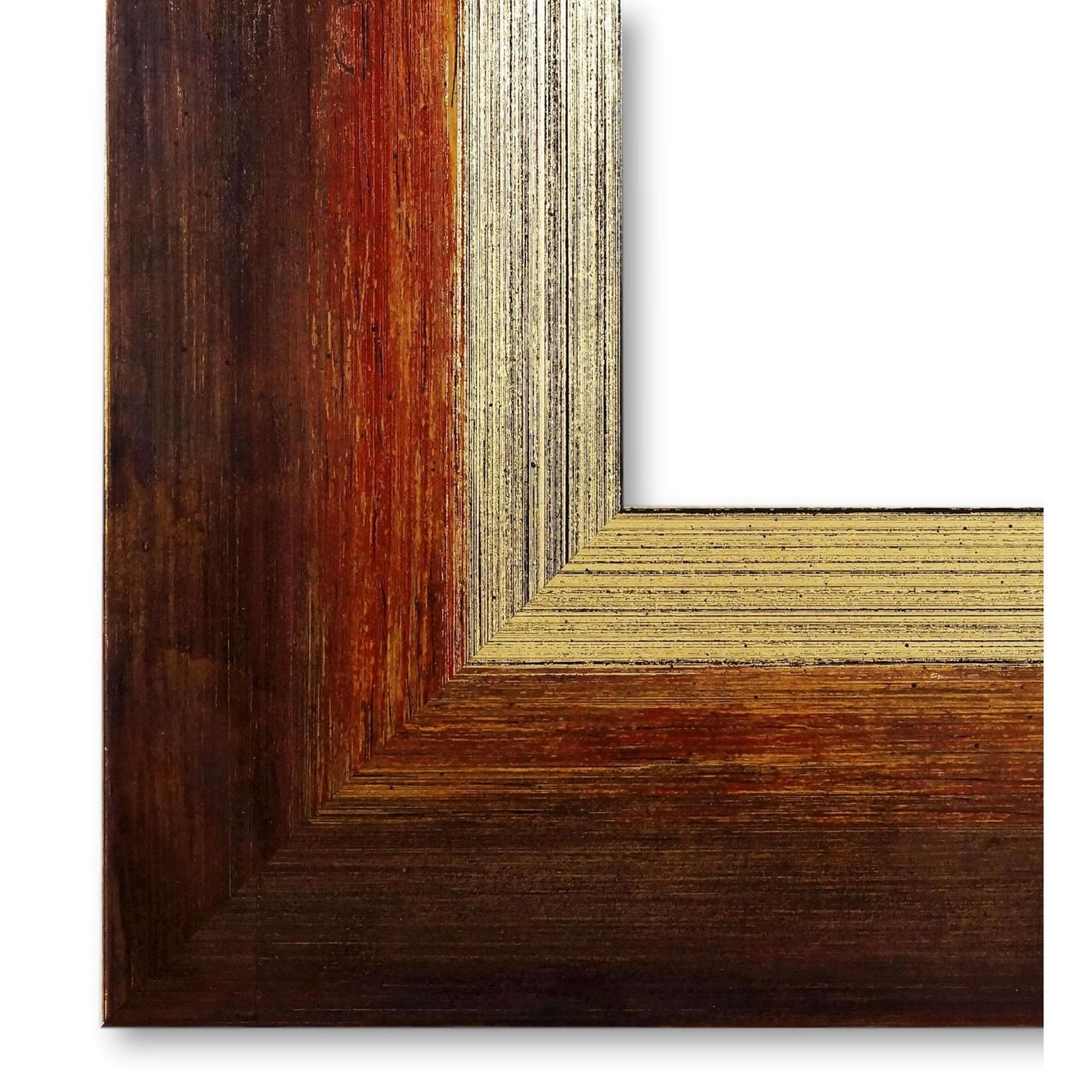 Bilderrahmen Ochsenfurt Braun Gold Rot