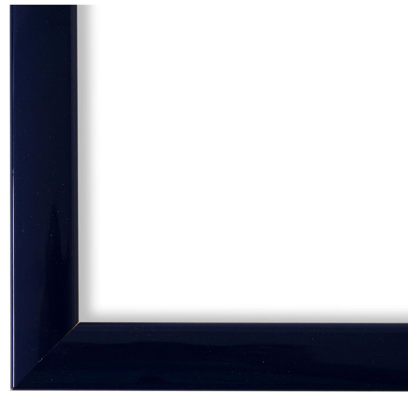 Bilderrahmen München vintage retro in Blau Lack aus Holz