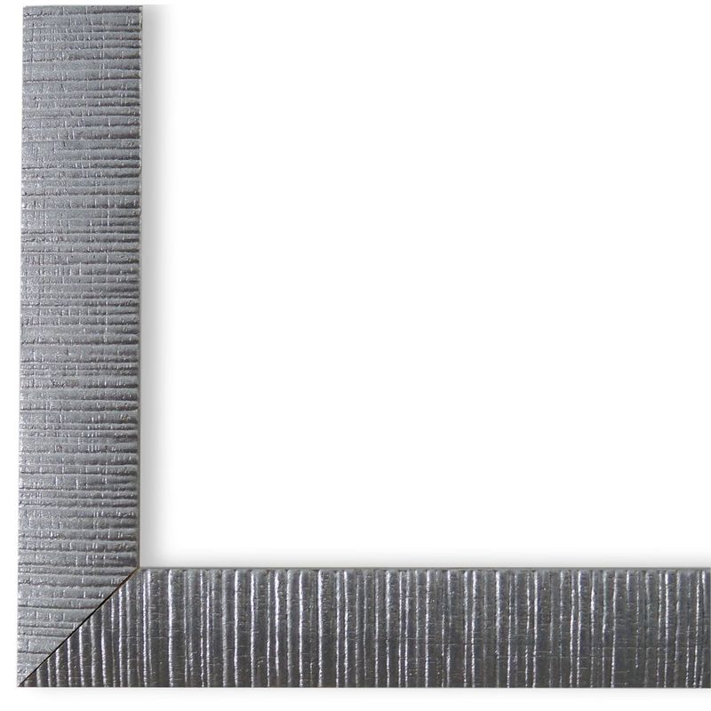 Bilderrahmen Sorrento vintage shabby landhaus in Silber aus holz