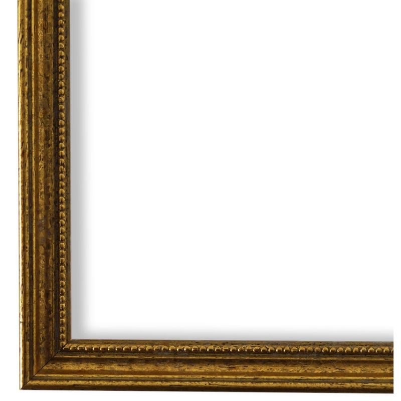 Bilderrahmen Empoli antik vintage verziert in Gold aus Holz
