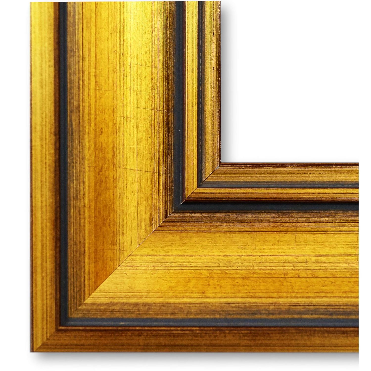 Bilderrahmen Passau antik vintage in Gold 50x70 cm mit Normalglas