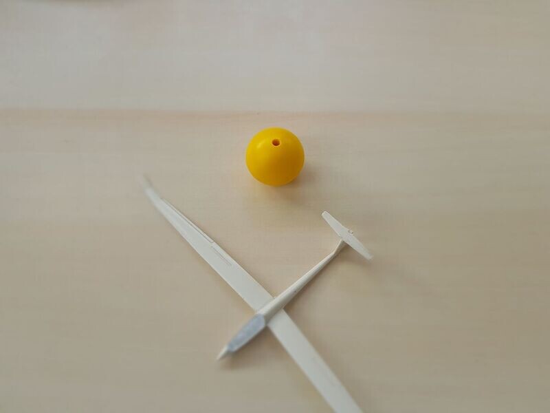 poignée jaune de largage  BOULE