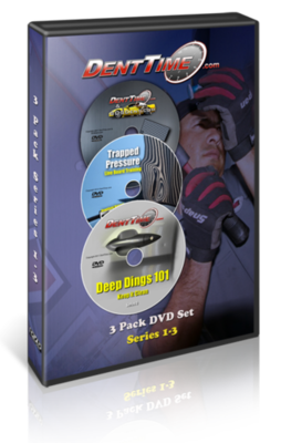 3 Pack Dent Time PDR Training video Set Series 1, 2 and 3 W/ Files (Download)