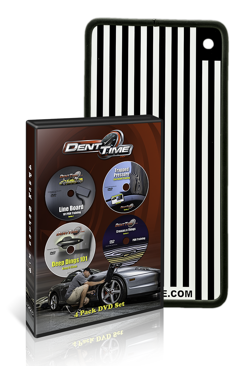 Dent Time 4 Pack DVD Hard Copy Set w/ Line Board