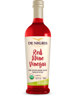 Vinaigre de vin rouge biologique De Nigris 500ML Vinaigre de vin rouge biologique De Nigris 500ML