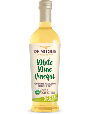 Vinaigre de vin blanc biologique De Nigris 500ML Vinaigre de vin blanc biologique De Nigris 500ML