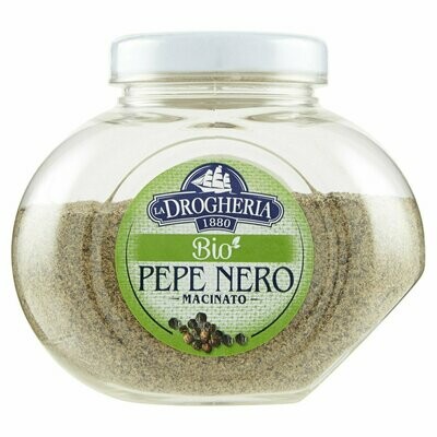La Drogheria 1880 Bio Poivre Noir moulu 80 g La Drogheria 1880 Bio Poivre Noir moulu 80 g