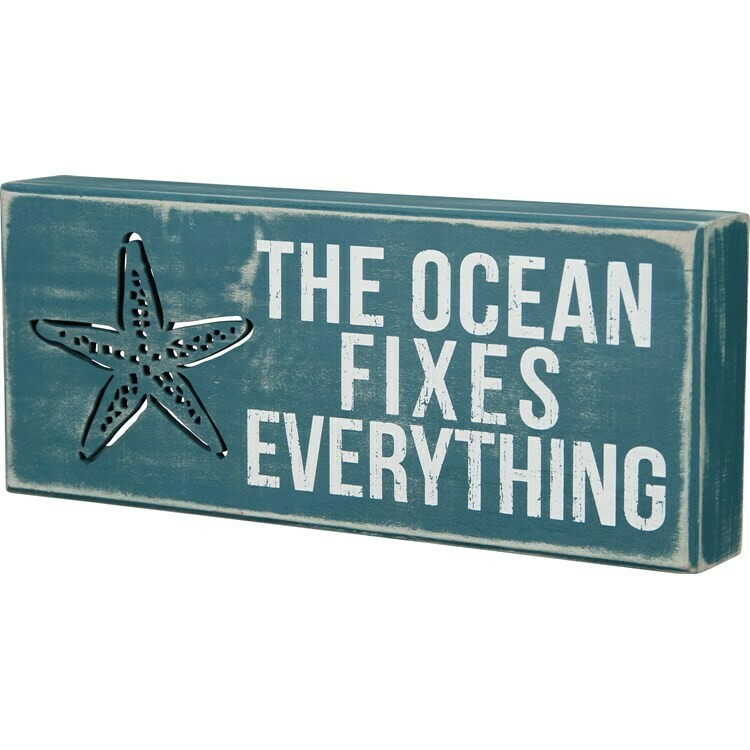 Box Sign - The Ocean Fixes