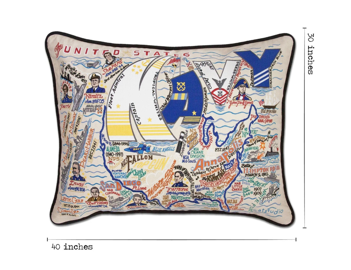 Xl Navy Pillow