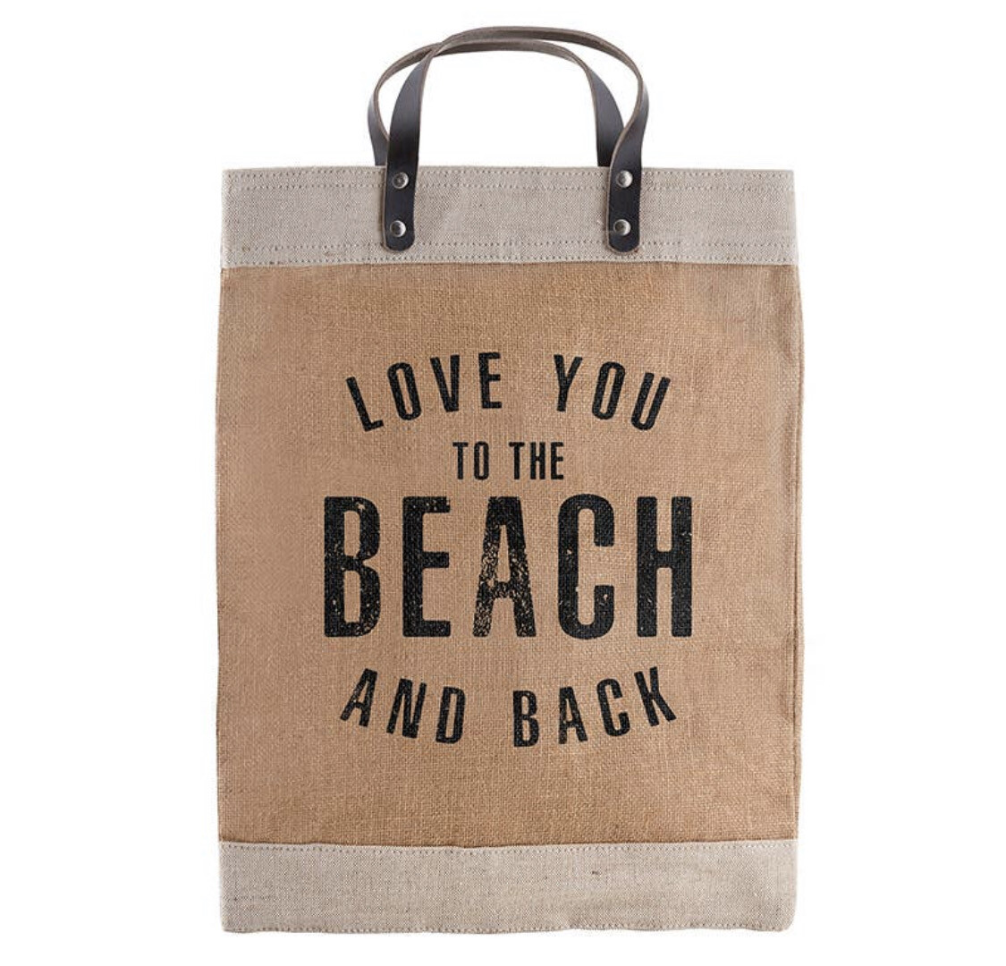I Love You To The Beach And Back Farmers Market Tote