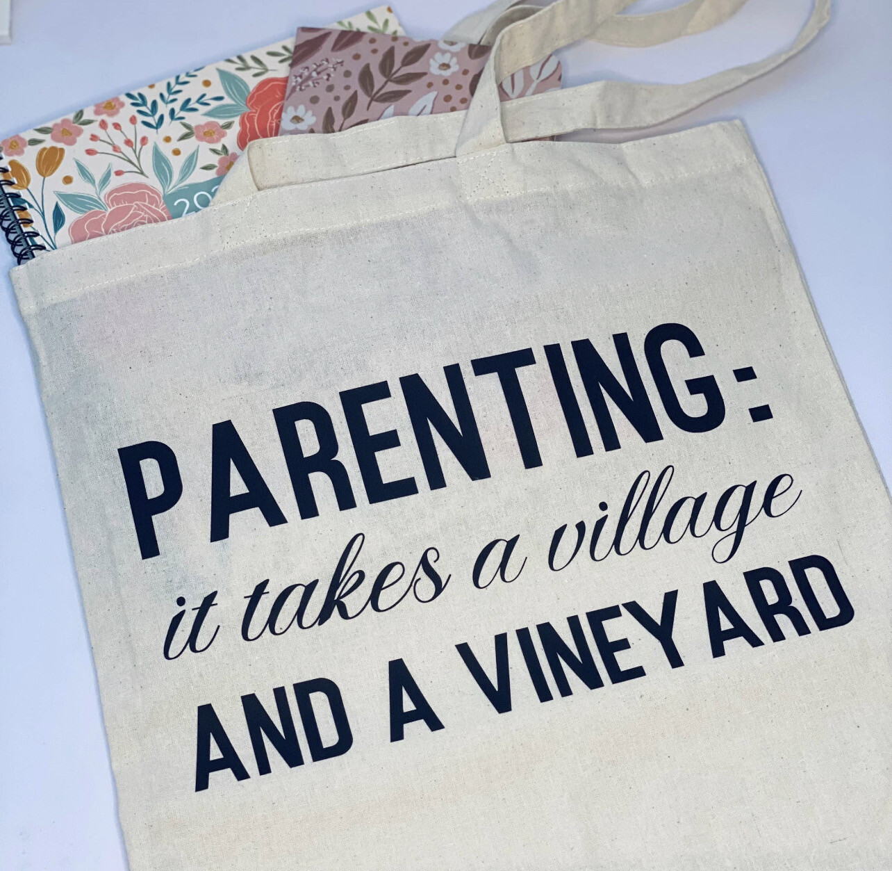 Parenting: It Takes A Village And A Vineyard Tote Bag