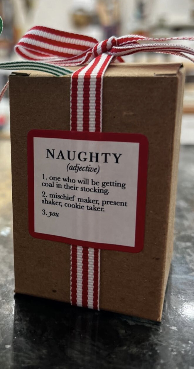 Limited edition votive Naughty candle