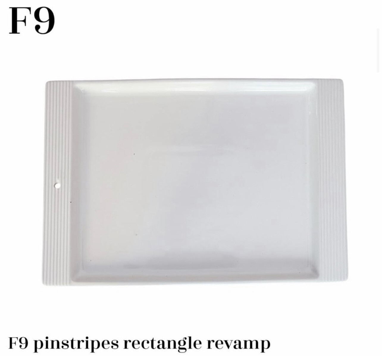 F9 Pinstripe Rectangle Revamp 13”x9”