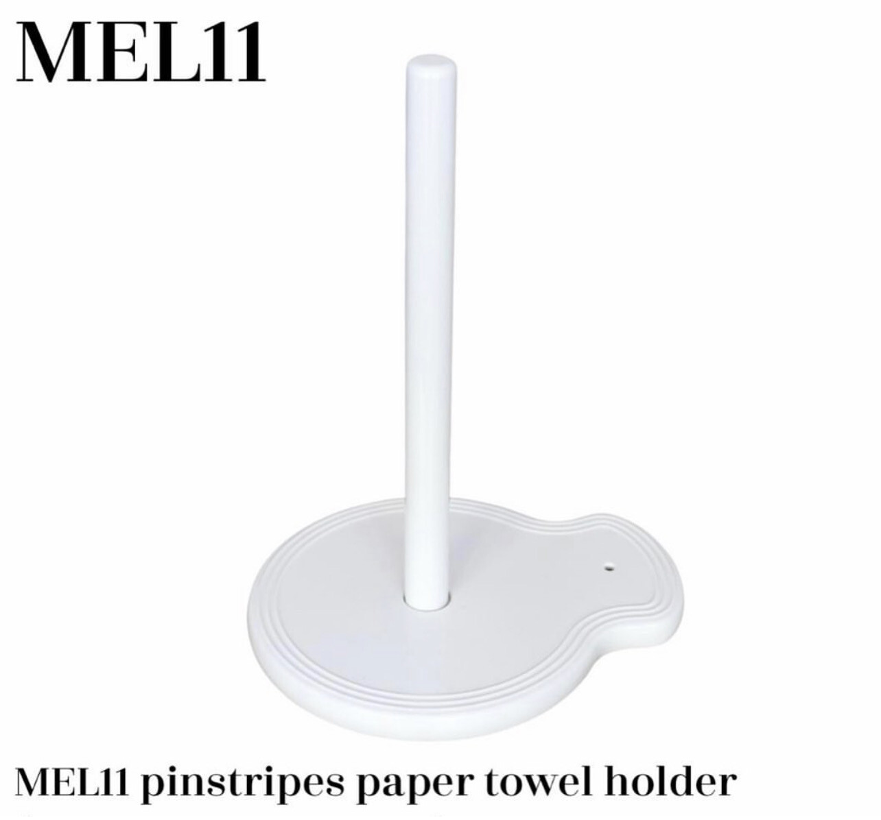 MEL11 Pinstripe Paper Towel Holder 9”x7.5”x13.5”