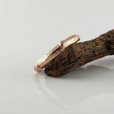 Twig Branch Wedding Band in 14k or 18k Gold