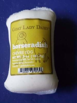 Horseradish Chèvre Log- Goat Lady Dairy
