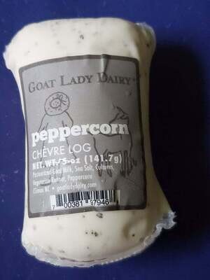 Peppercorn Chèvre Log- Goat Lady Dairy
