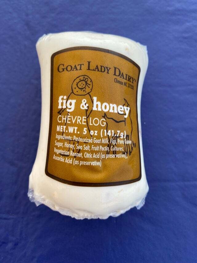 Fig & Honey Chèvre Log- Goat Lady Dairy