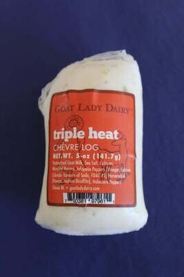 Triple Heat Chèvre Log- Goat Lady Dairy