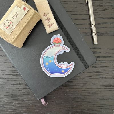 Moon Perfume Sticker