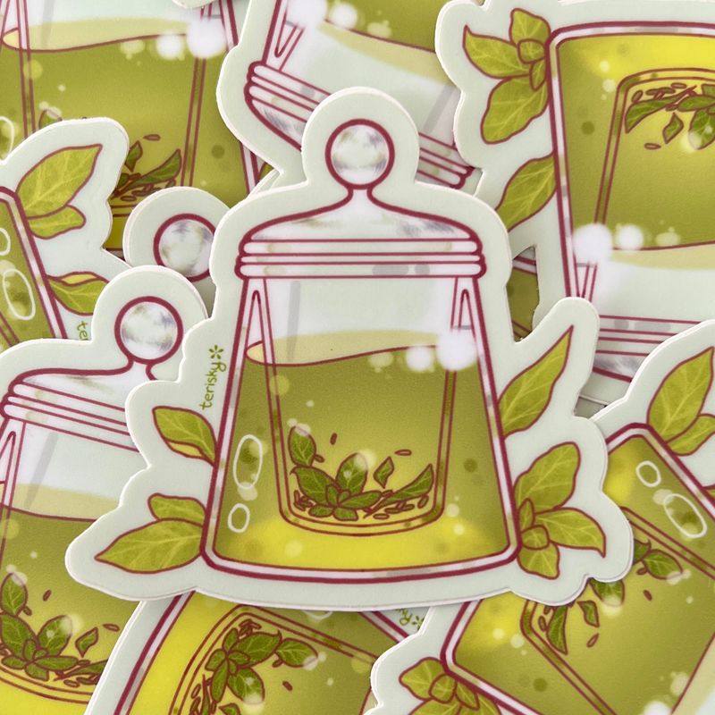 Tea Leaves Sticker