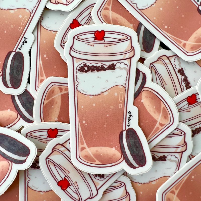 Oreo Milk Tea Sticker