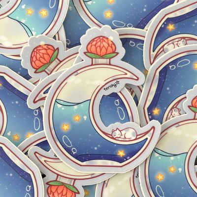 Moon Perfume Sticker