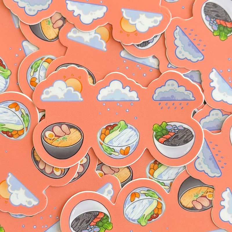 Cloud Ramens Sticker